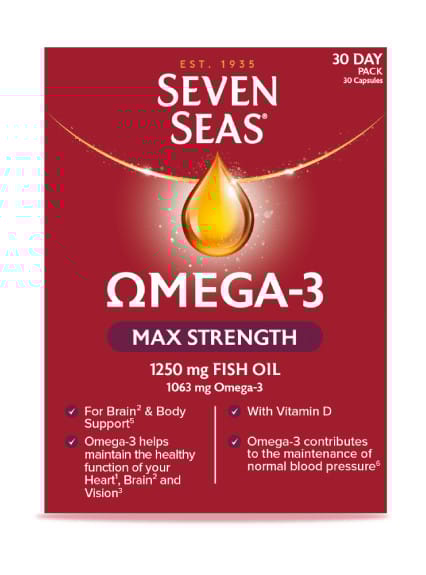 S.S Omega-3 Max Strength 1250 Mg 30 Cap