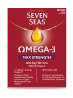 S.S Omega-3 Max Strength 1250 Mg 30 Cap