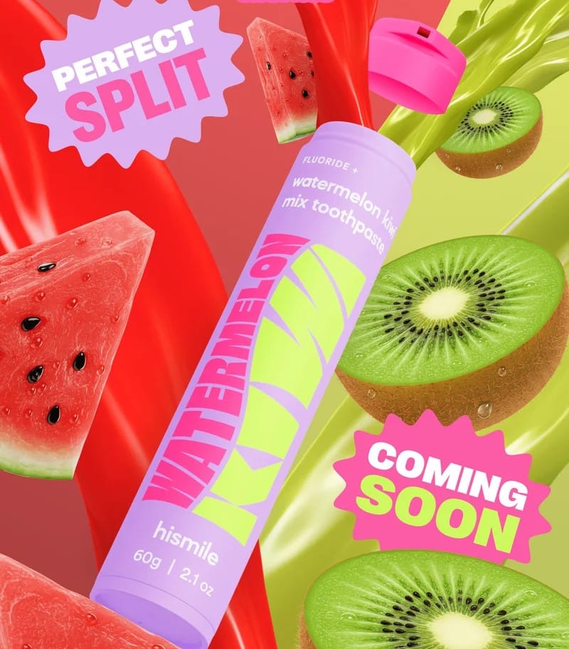 Hismile Kids Kiwi Watermelon Toothpaste