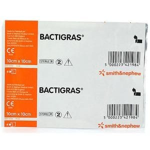 Bactigras Paraffin Gauze 10*10 Cm (1 Pec