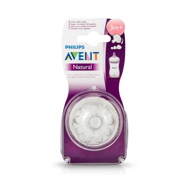 Avent Natural Teats Variabl X2-Scf045/27