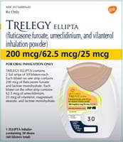 Trelegy Ellipta 200/62.5/25 Mcg