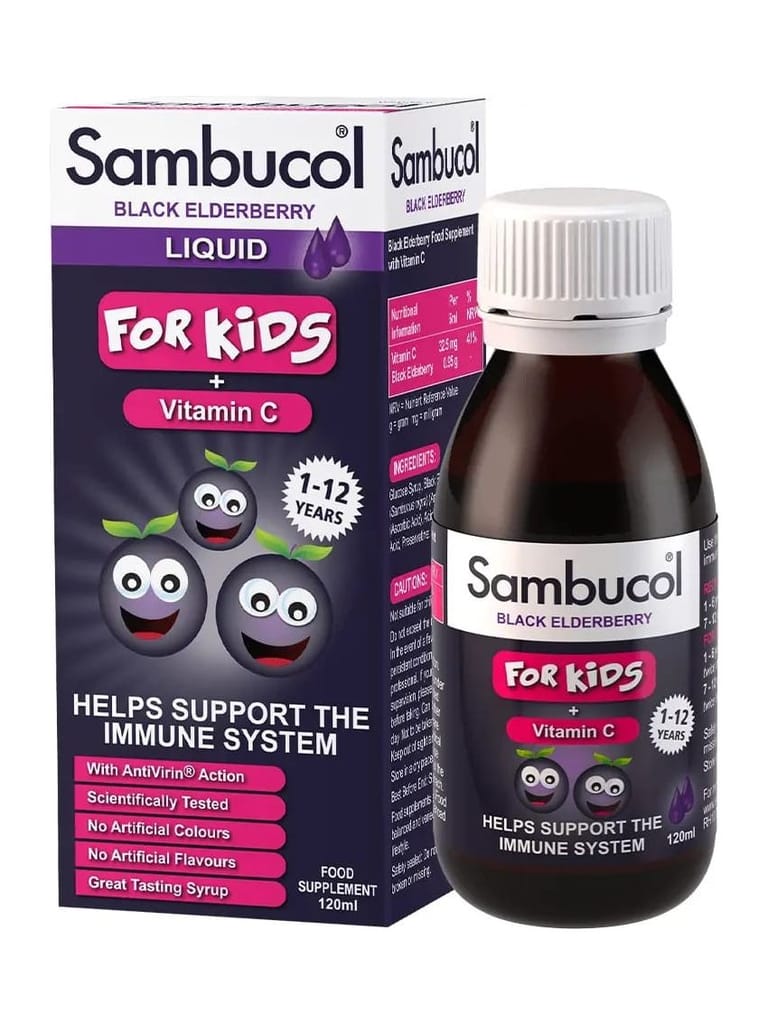 Sambucol Elderberry Kids Liquid 120 Ml