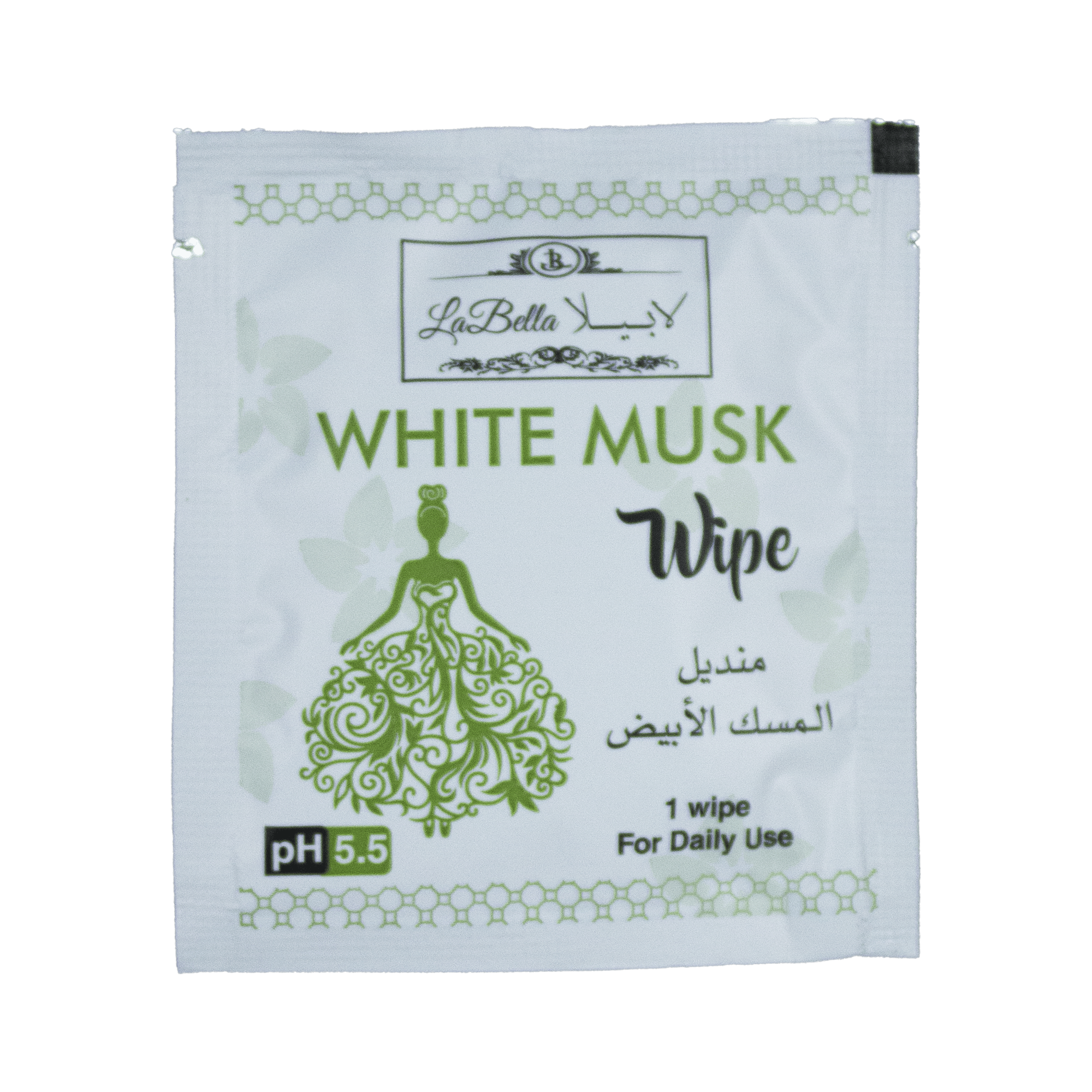 Labella White MUSK Wipes 12's Single