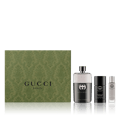 Gucci Guilty Pour Homme For Men Set Eau De Toilette 90ml ‚ Eau De Toilette 15ml Travel Spray ‚ Deo Stick 75ml