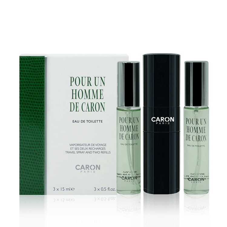Caron Pour Un Homme De Caron For Men Eau De Toilette 3X15ml , Travel Spray