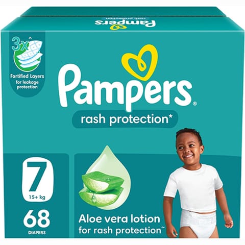 Pampers Baby Dry, Size 7 (15+Kg) 44Pc