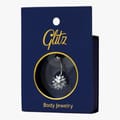 Glitz Piercing - Silver Crystal Star