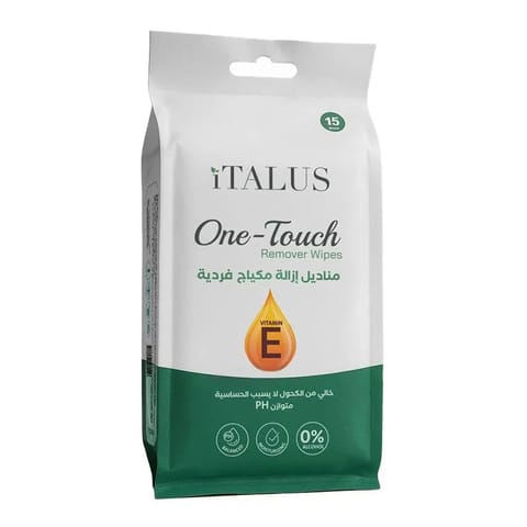 Italus Makeup Remover Wipes Single 15PCS
