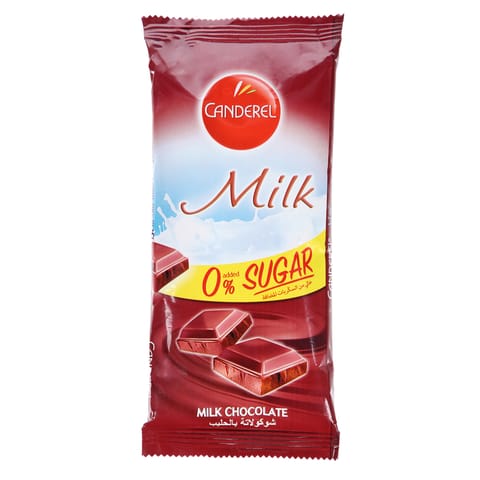CANDEREL Choco Slab Milk 100g