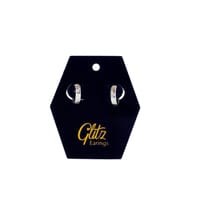 Glitz Earring - Max Color Circle Silver