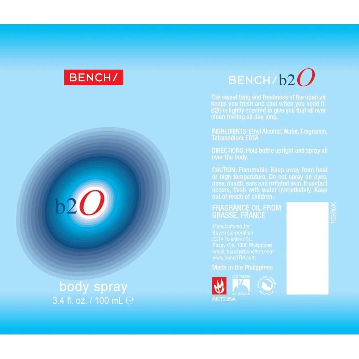 Daily Scent B20 Body Spray Men 100ml