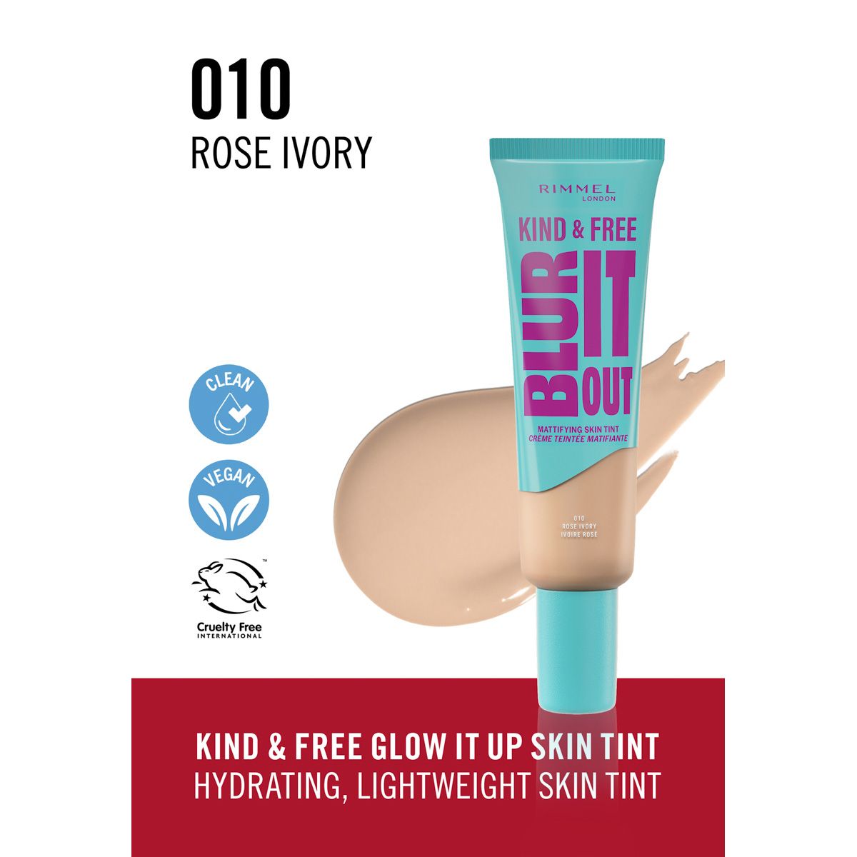 Rimmel K&F Blur It Out Foundation - 010