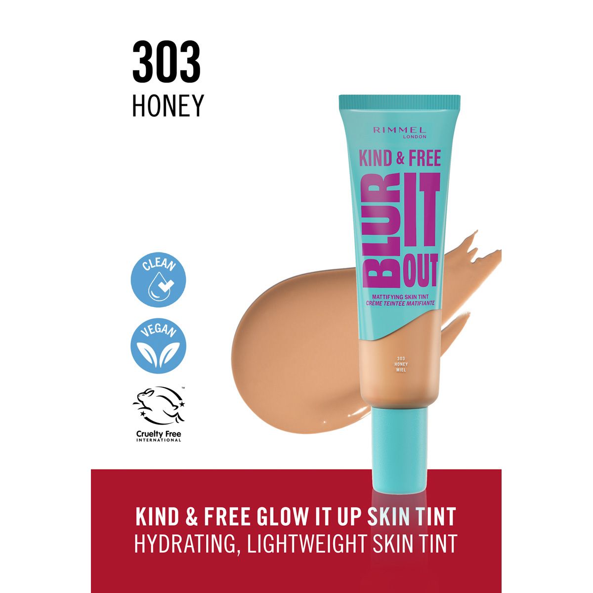 Rimmel K&F Blur It Out Foundation - 303