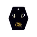 Glitz Earring - Gold Circle