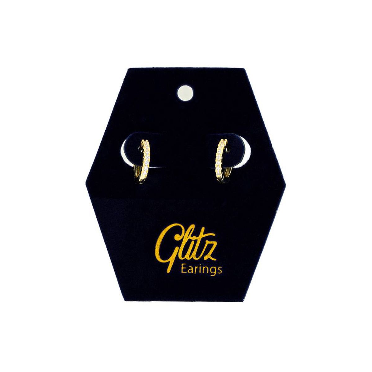 Glitz Earring - Gold Circle