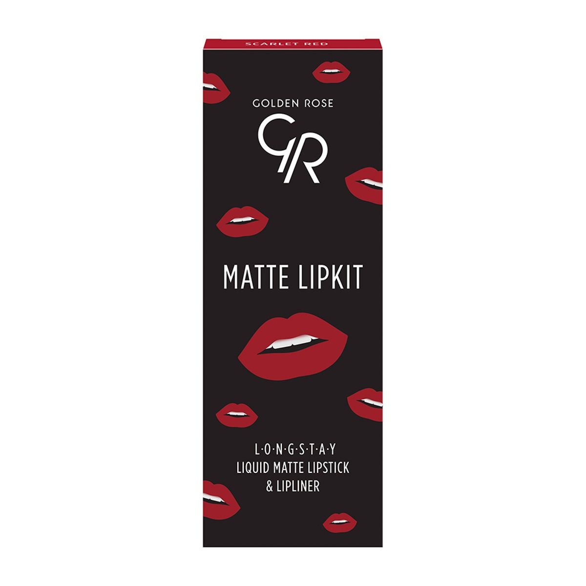 GR Matte Lip Kit Scarlet Red