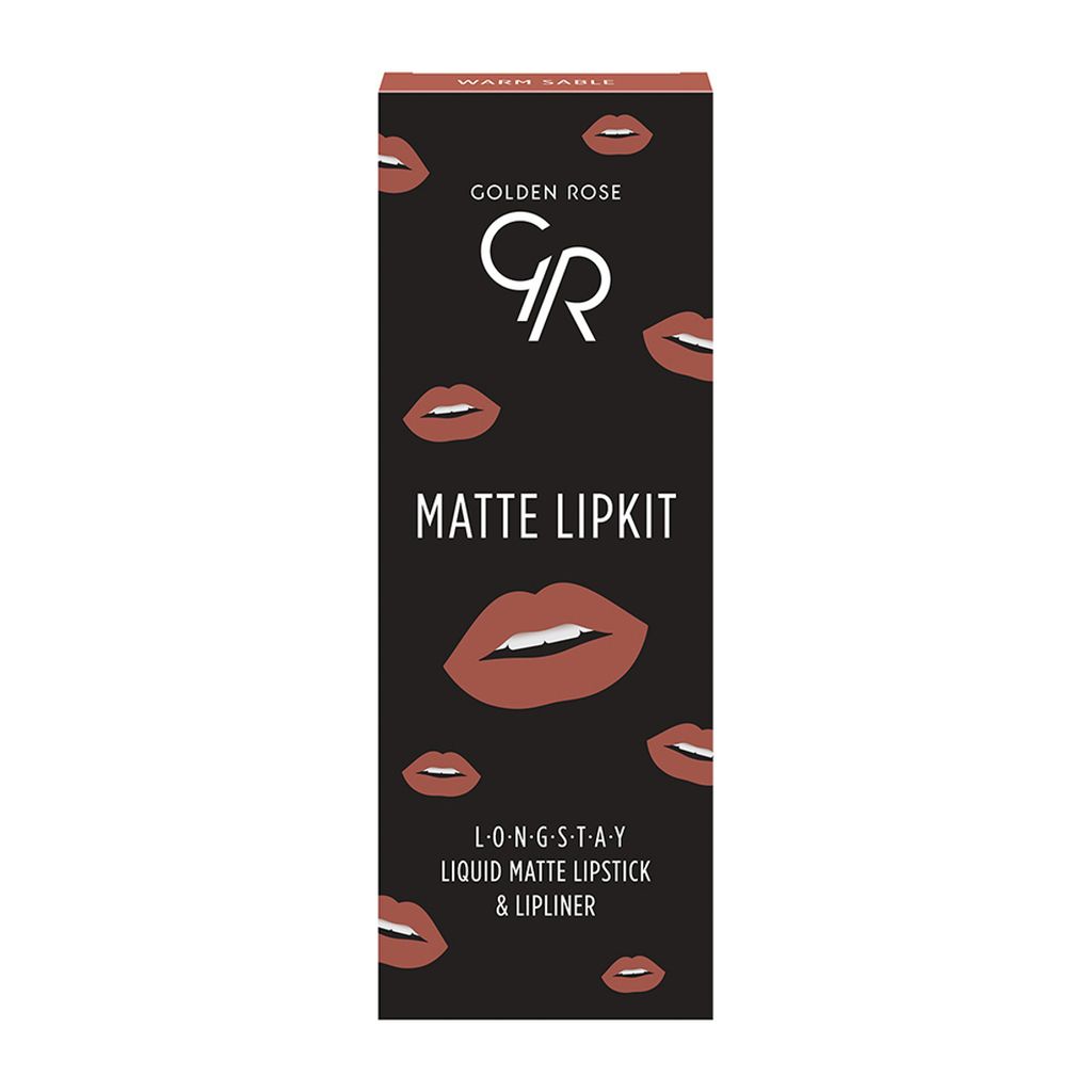 GR Matte Lip Kit Warm Sable