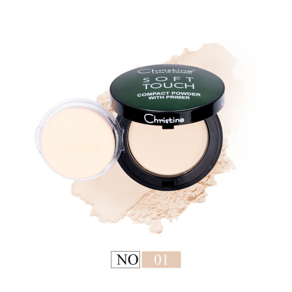 Christine Soft Toch Compact Powder - 01