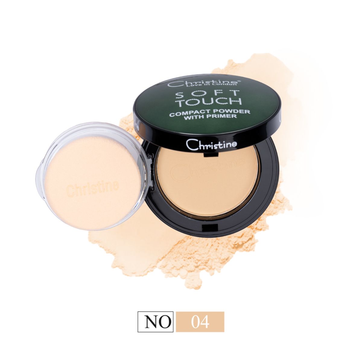Christine Soft Toch Compact Powder - 04