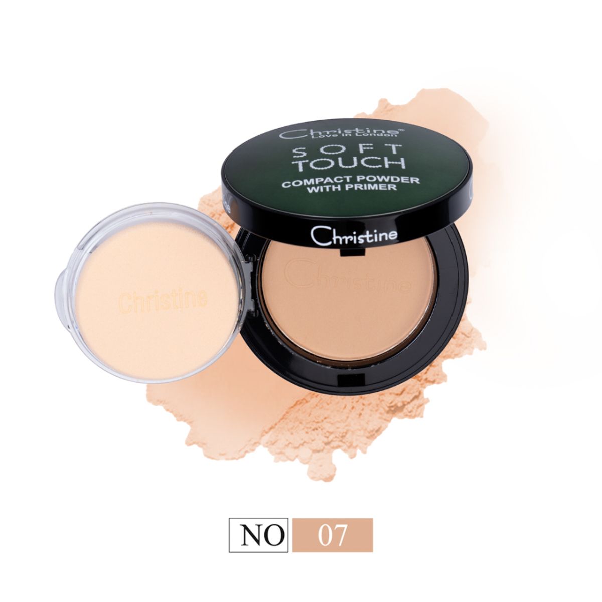 Christine Soft Toch Compact Powder - 07