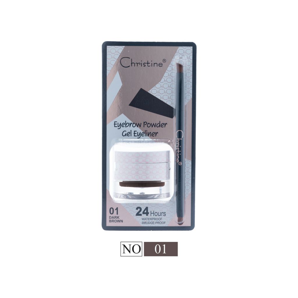 Christine Eyebrow Gel and Powder - 01