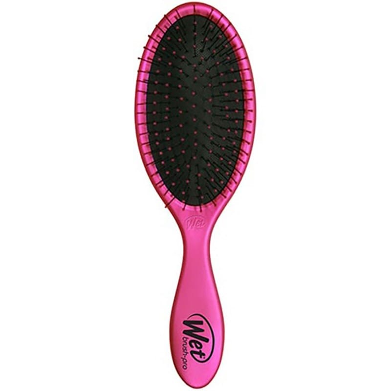 Wet Hair Brush Metallic Pink