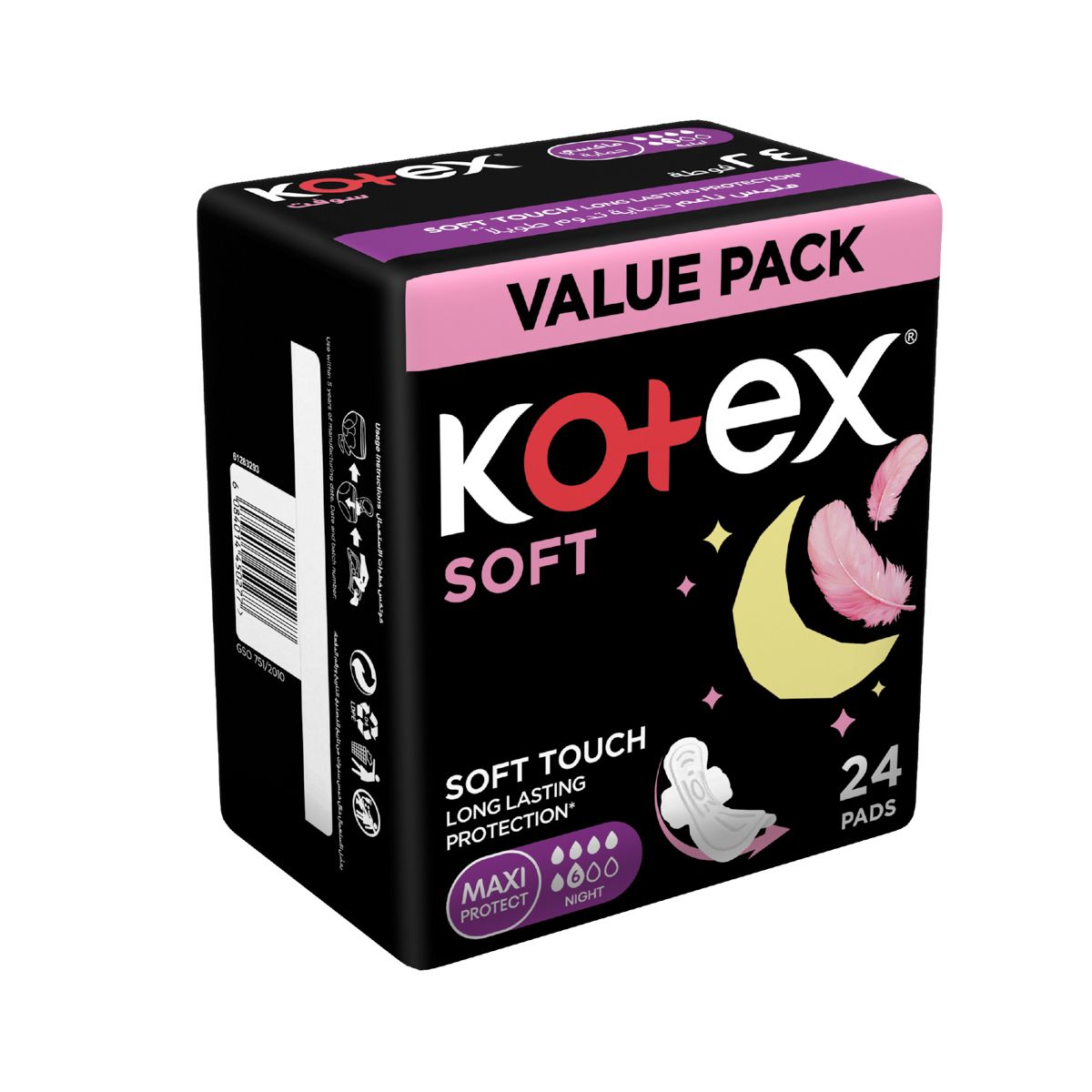 Kotex Maxi Soft Night 24X6