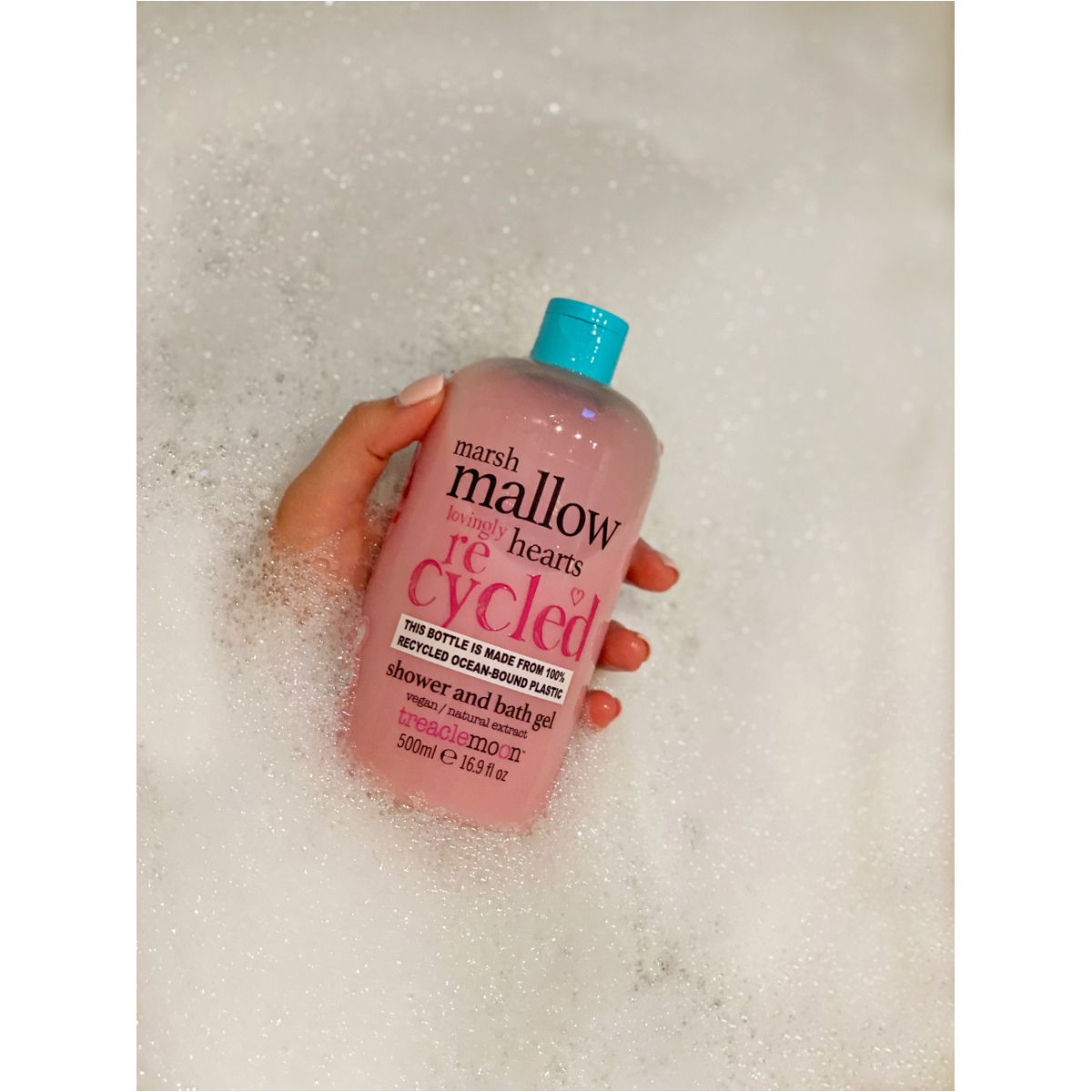 Treaclemoon Marshmallow Hearts Shower & Bath Gel 500Ml