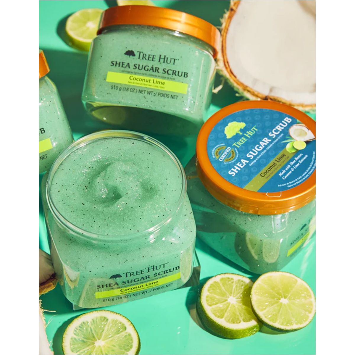 Coconut Lime Shea Sugar Scrub