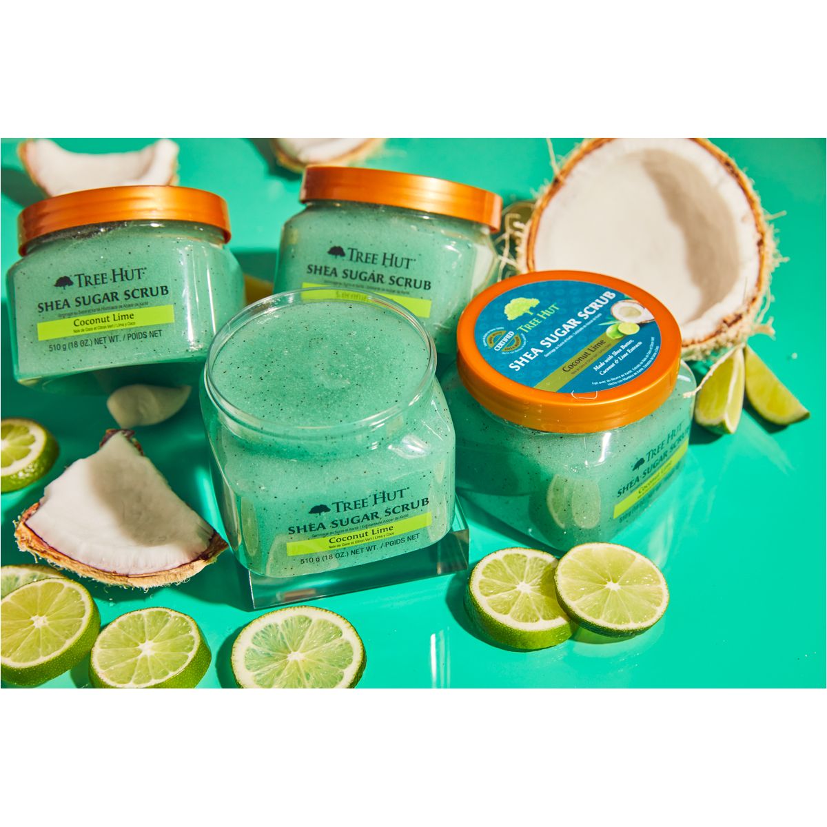 Coconut Lime Shea Sugar Scrub