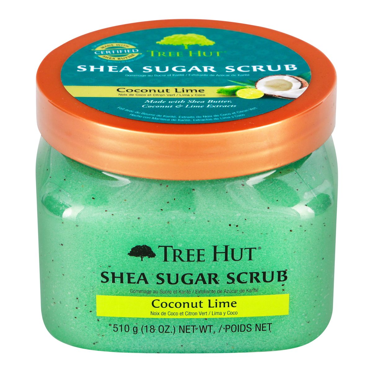 Coconut Lime Shea Sugar Scrub