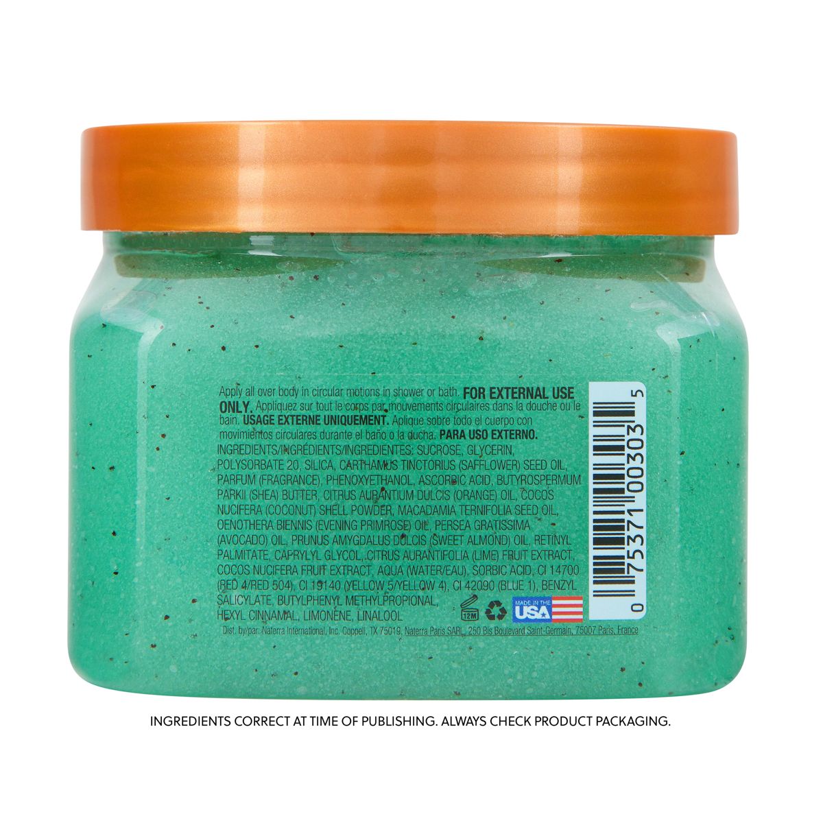 Coconut Lime Shea Sugar Scrub