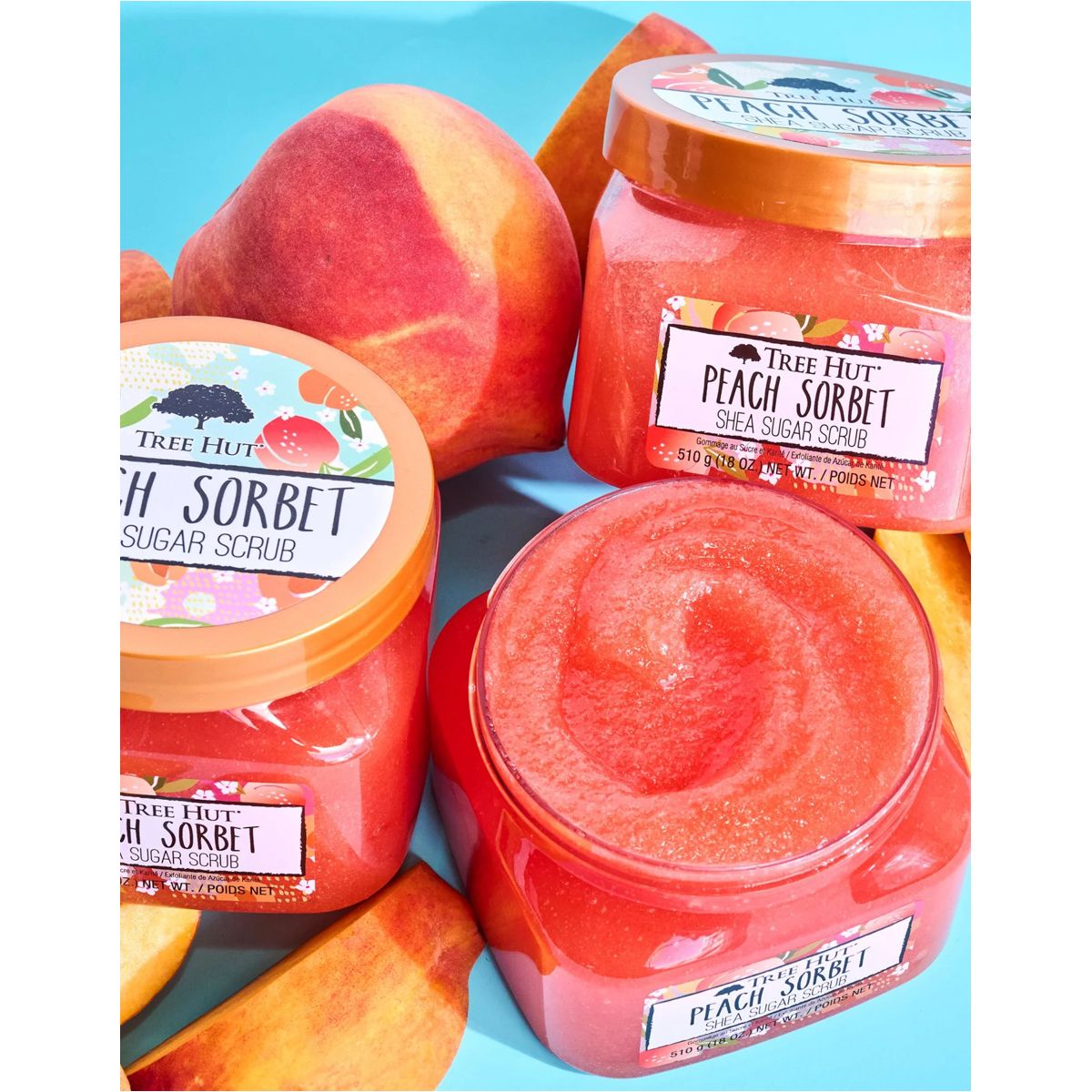 Peach Sorbet Shea Sugar Scrub