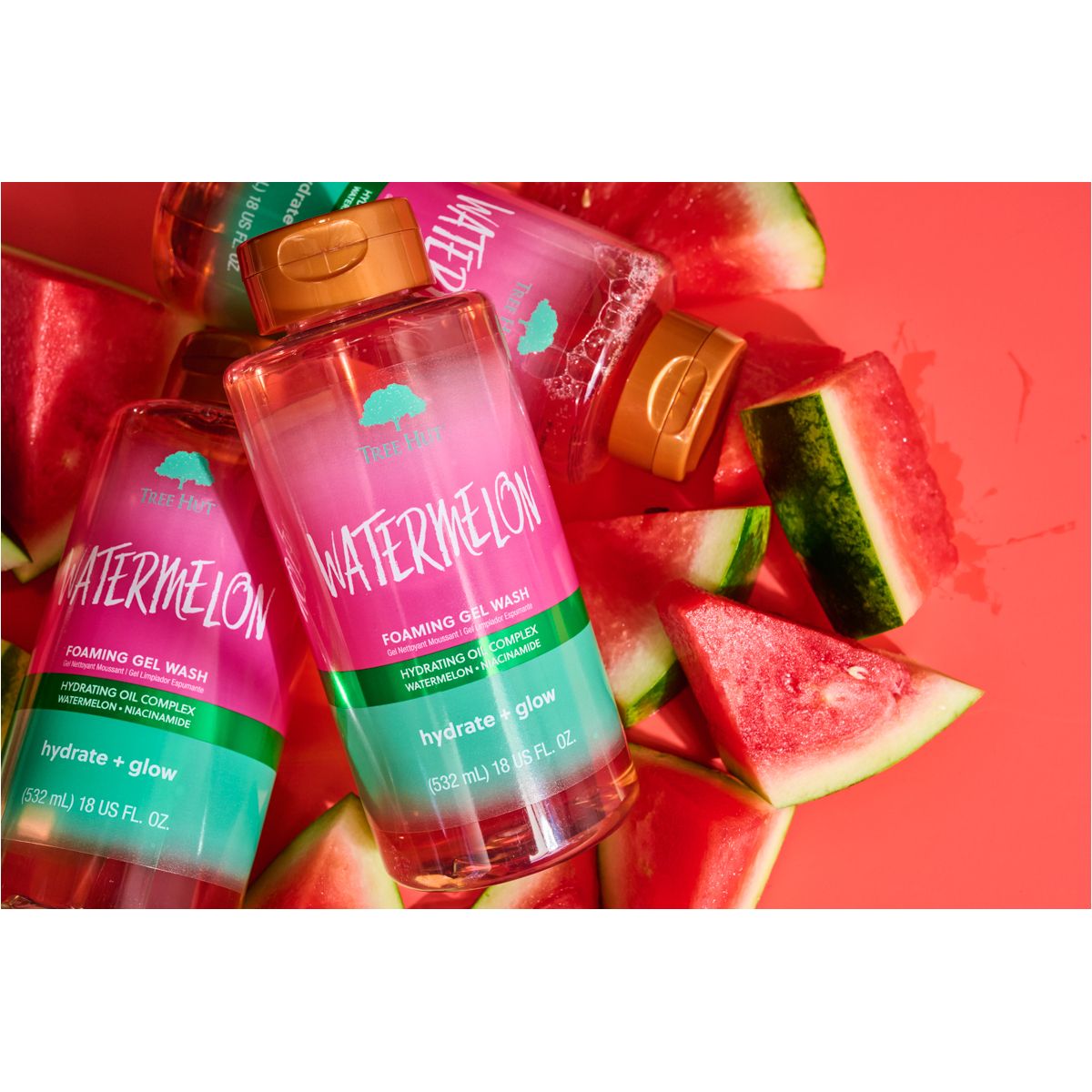 غسول جل رغوي بالبطيخ