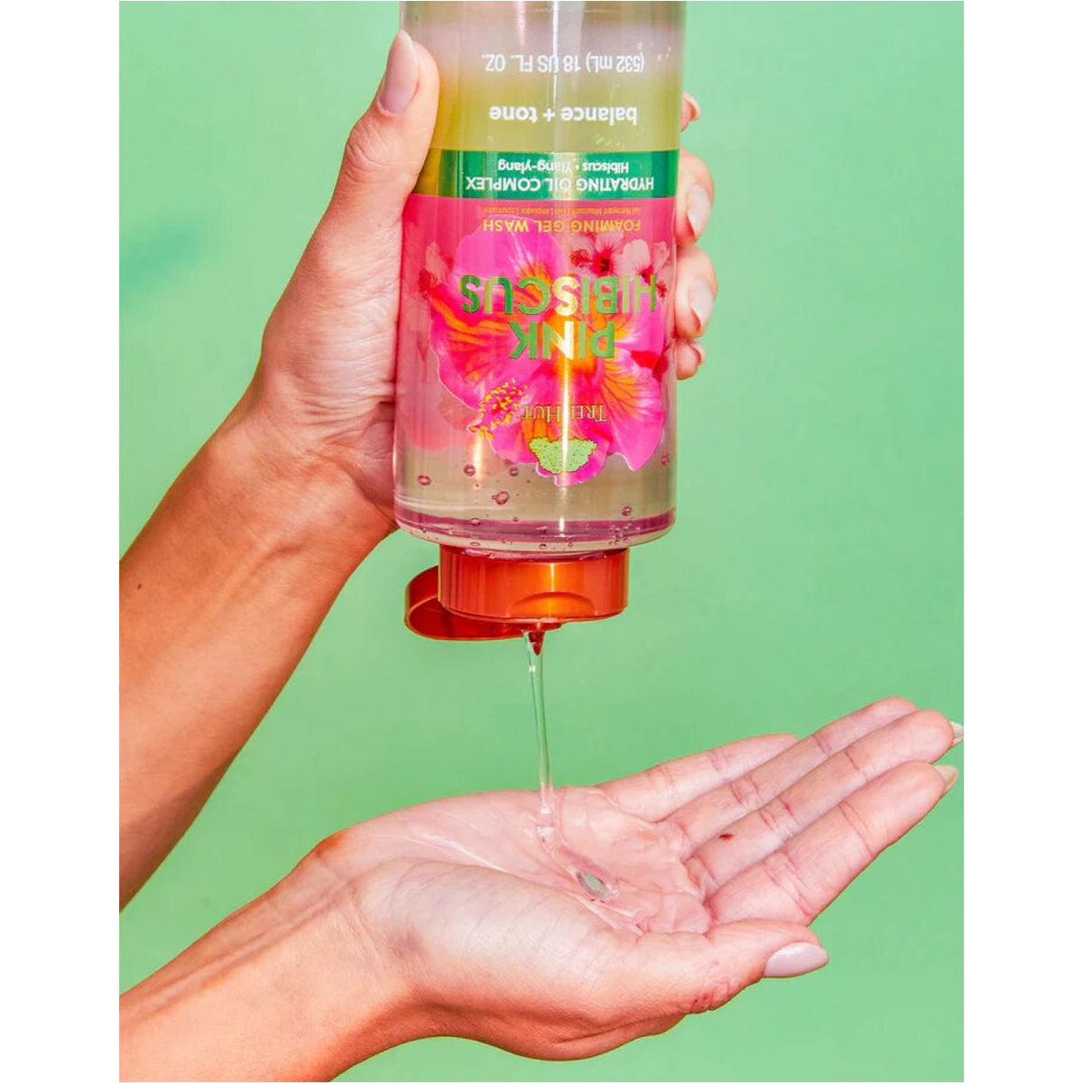 Pink Hibiscus Foaming Gel Wash