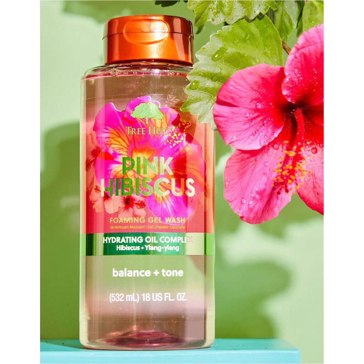 Pink Hibiscus Foaming Gel Wash