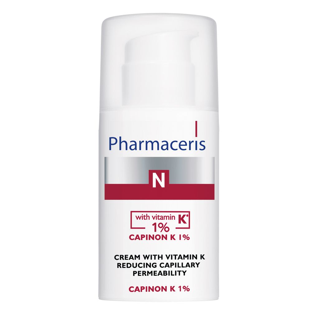 N Capinon K 1% Cream With Vit K Reducing Capillary Permeability 30ml