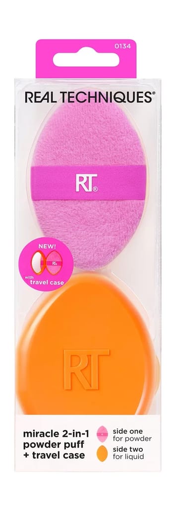 REAL TECHNIQUES Miracle 2In1 Powder Puff+Case
