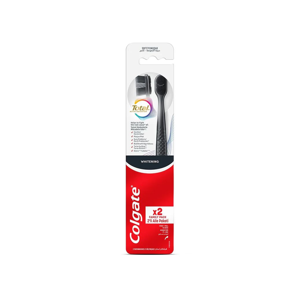 Colgate Toothbrush Total Whitening 2Pk