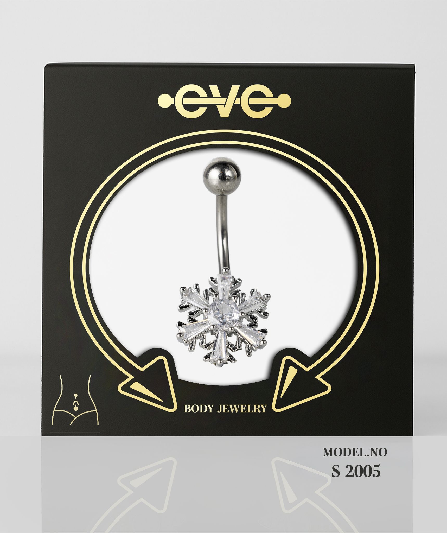 EVE Piercing SILVER - S 2005 Belly