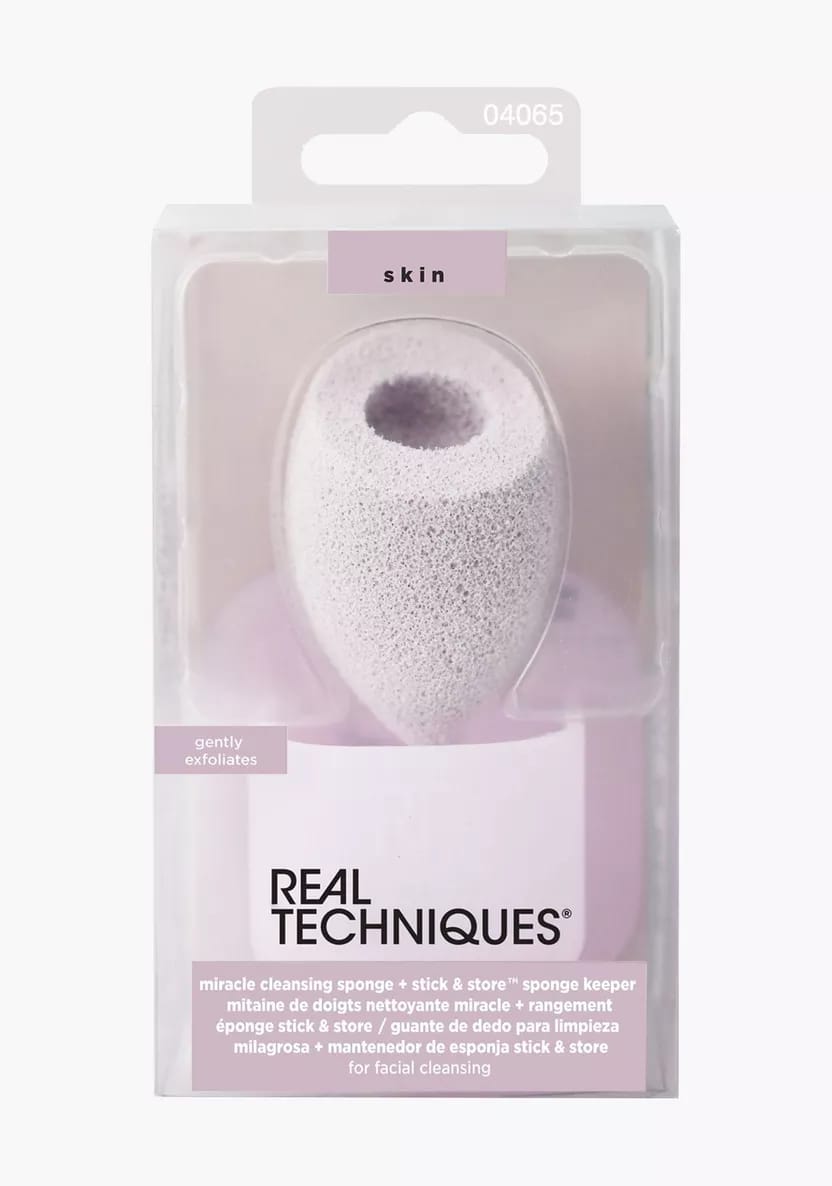 REAL TECHNIQUES Miracle Cleansing Sponge + Stick