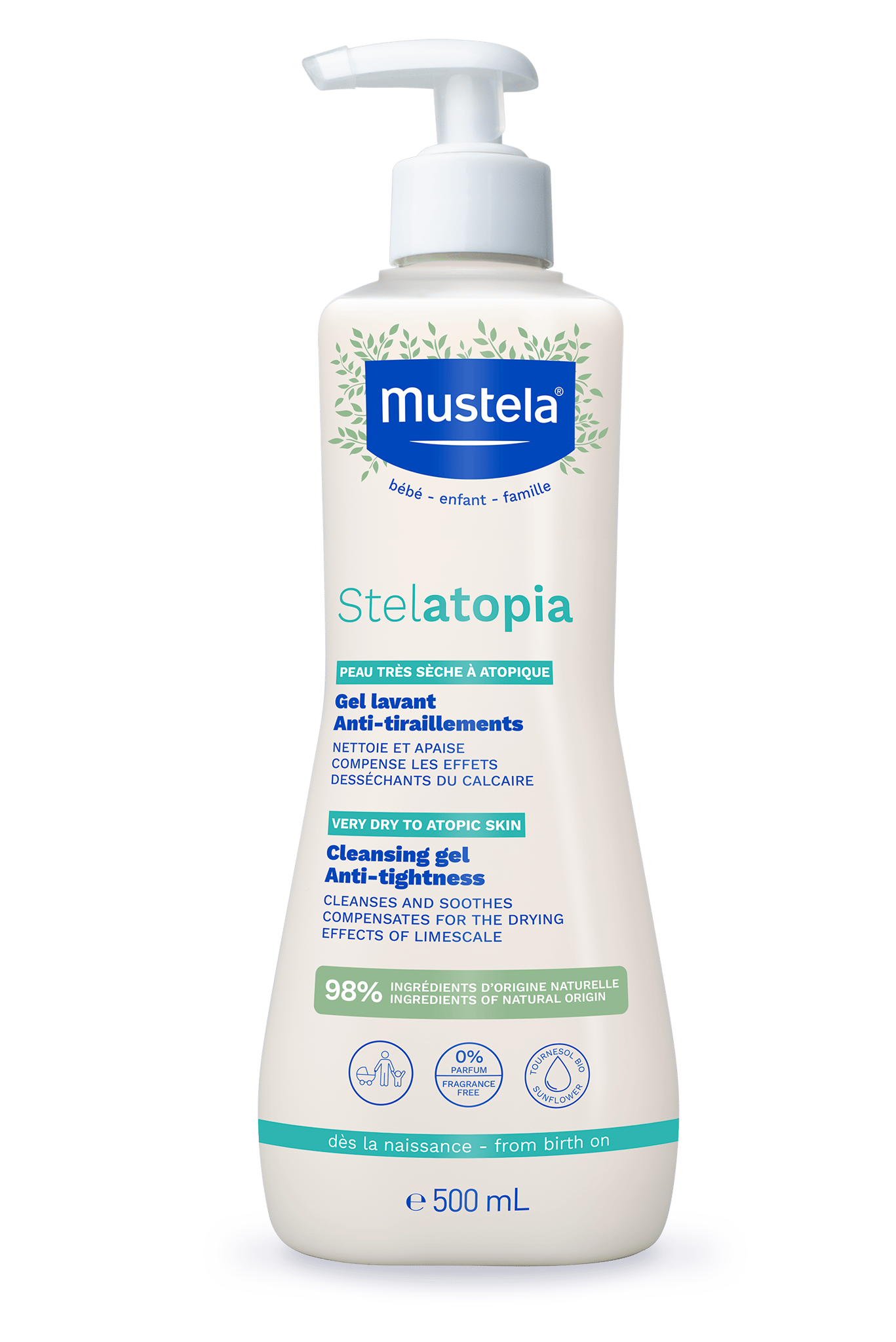 Mustela Stelatopia Cleansing Gel 500ML