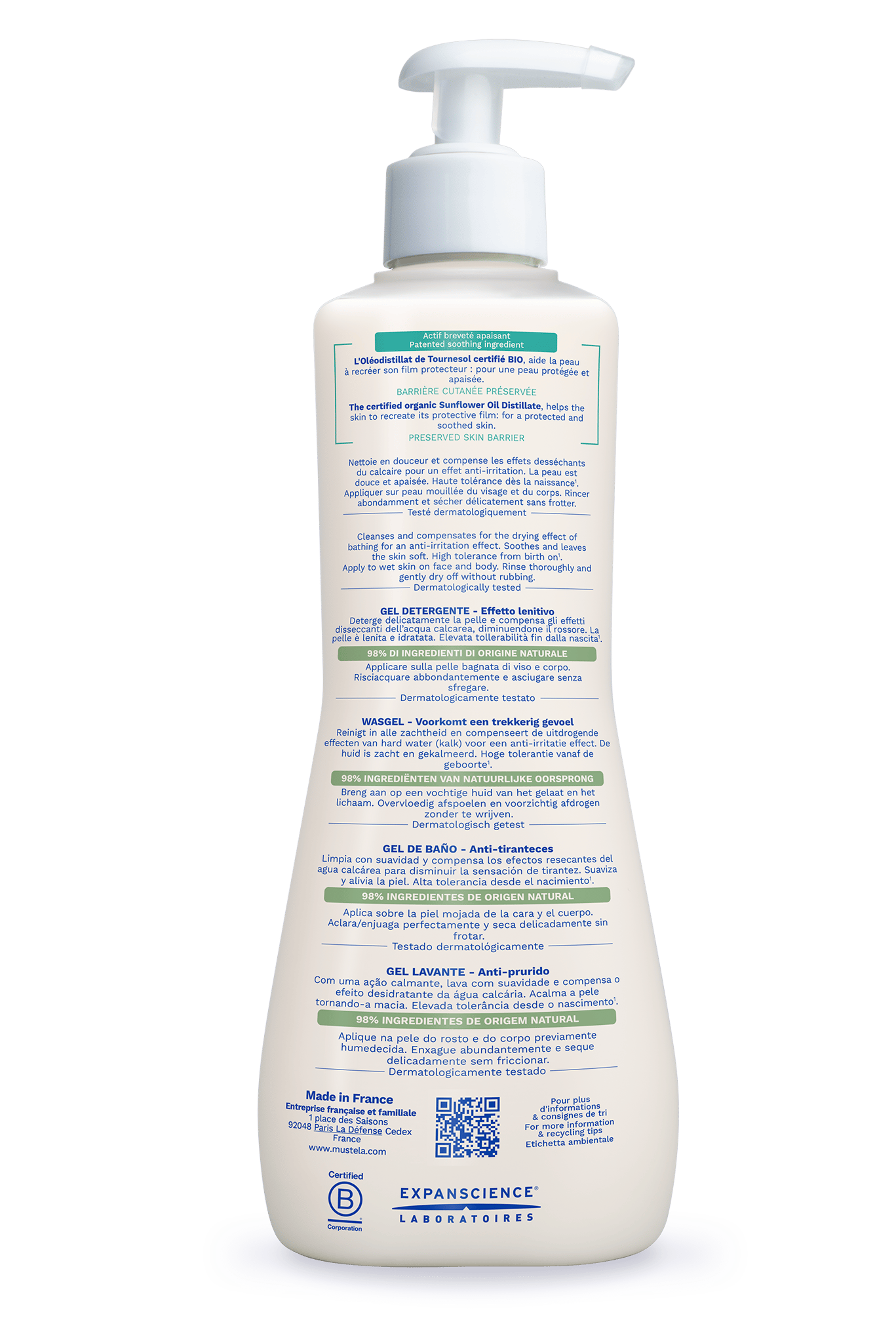Mustela Stelatopia Cleansing Gel 500ML