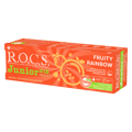R.O.C.S Toothpaste Junior Fruity Rainbow For Children 6-12 Years