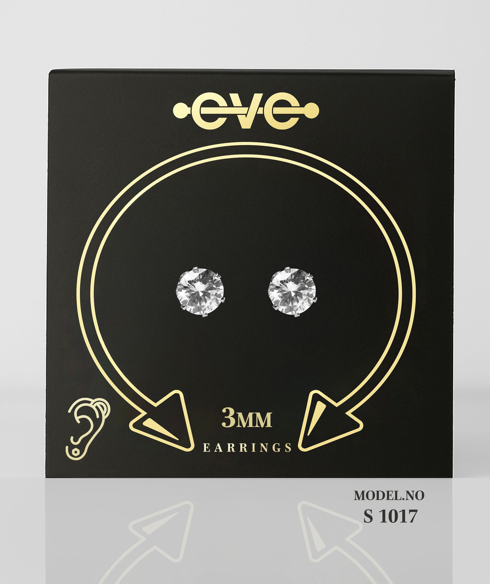 EVE Earrings Silver - S 1017 Ear Ring