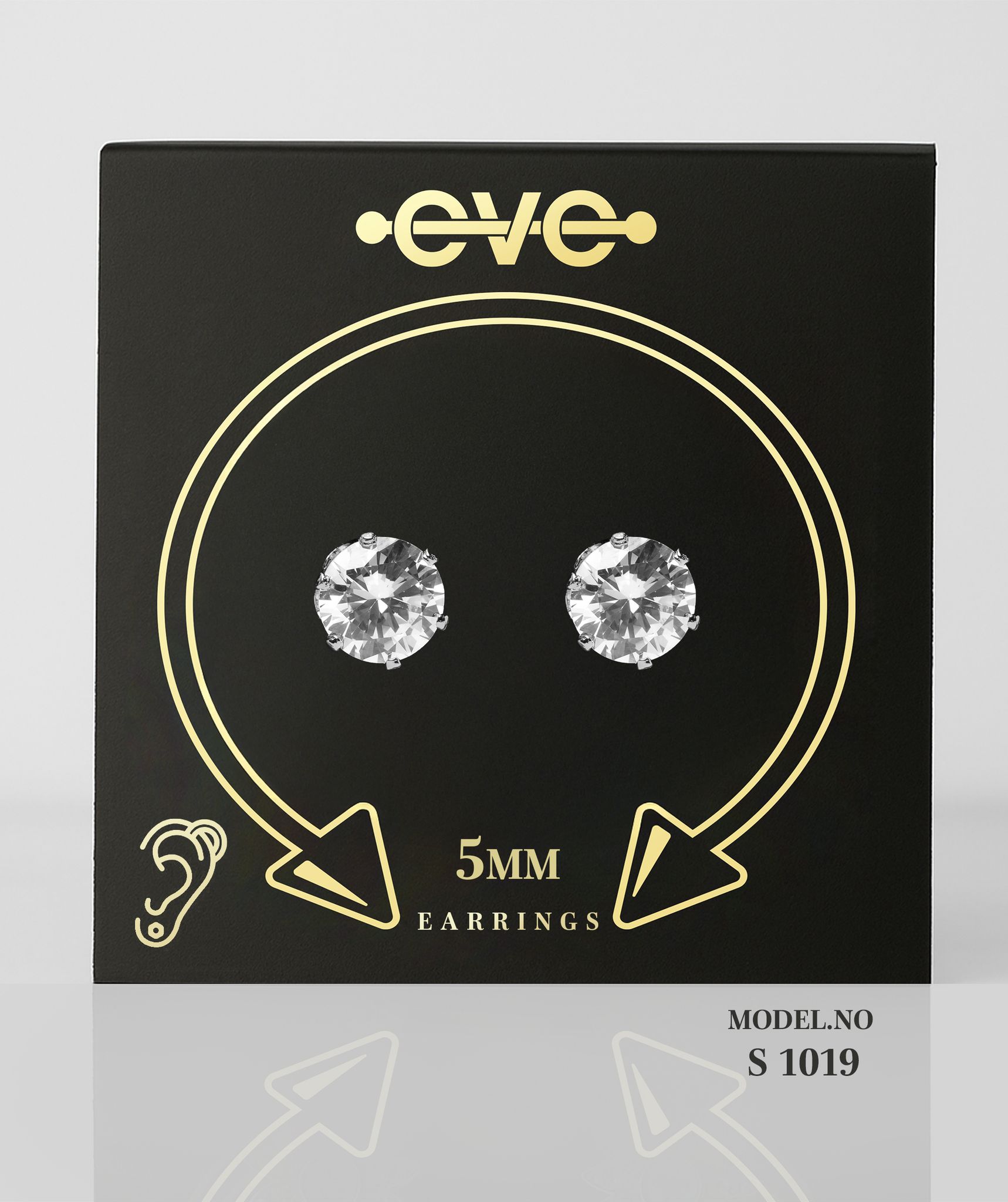 EVE Earrings Silver - S 1019 Ear Ring