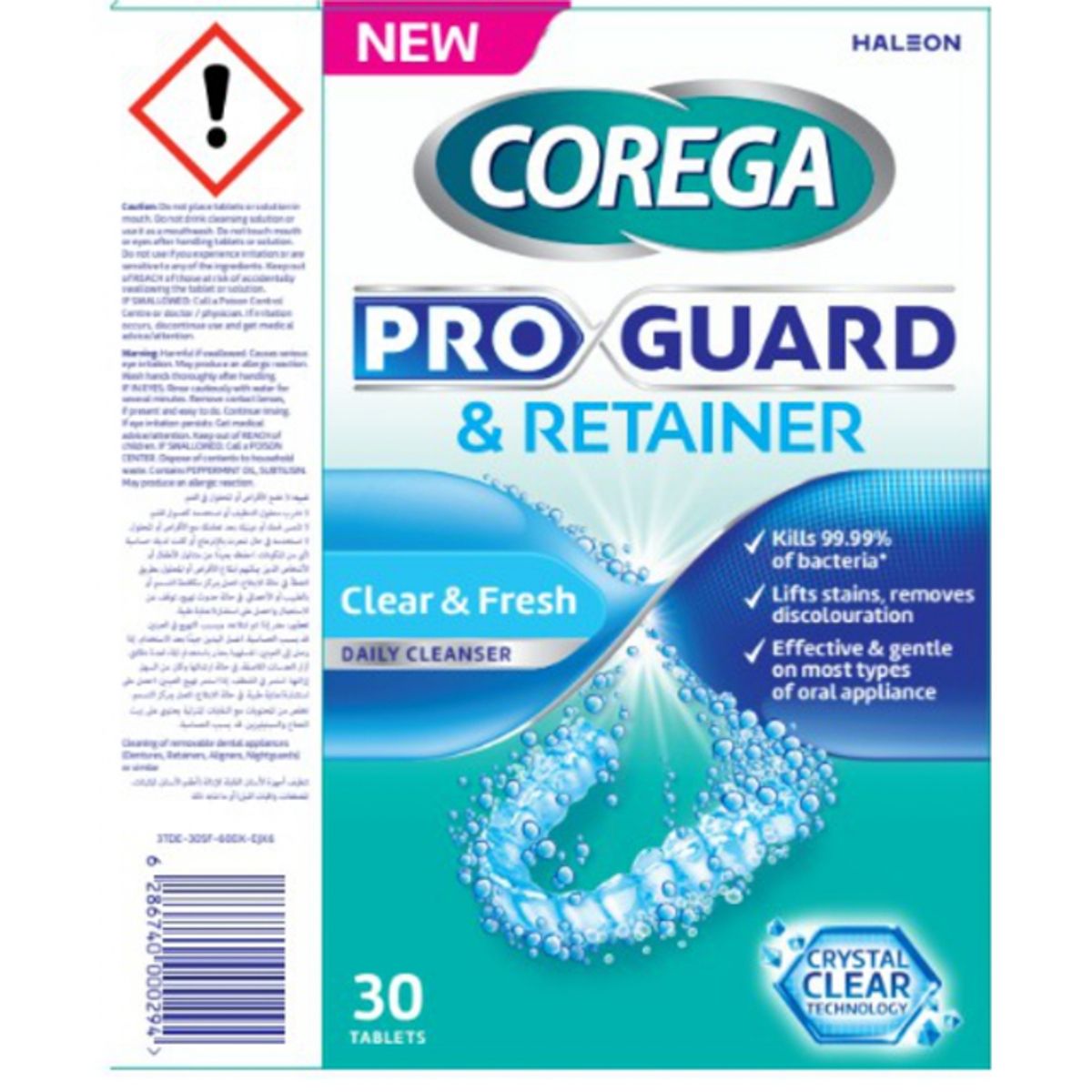 Corega Pro Guard Cleans Denture  36 Tabs