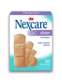 Sheer Water Resistant Bandages Assort 50Pcs/Box
