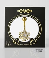 إيف بيرسنج سرة ذهبى  -موديل رقم G 2005